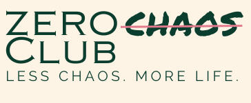 Zero Chaos Club Executive Virtual Assistant Operations Logo